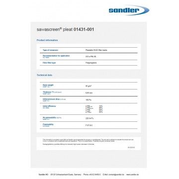 Verso CF 1000/1300/1500 F F7+M5 Filterset (effizient) CleanFilter - 2